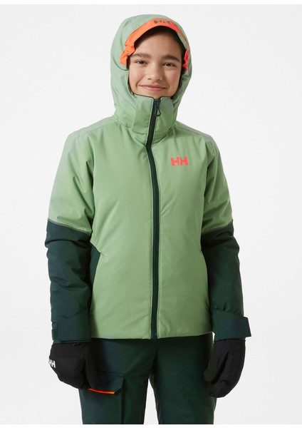 Hh Jr Jewel Jacket - Helly Hansen Çocuk Kayak Montu
