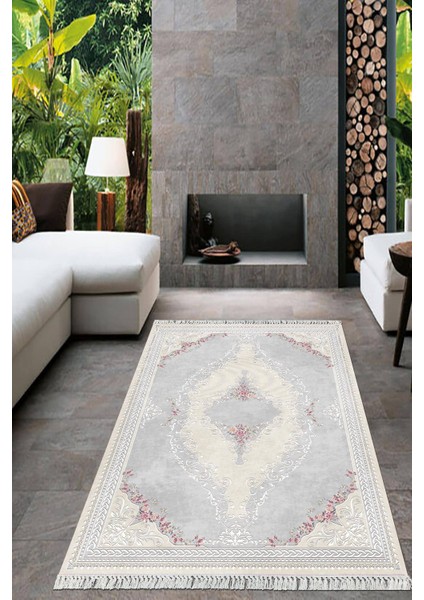 Dijital Baskılı Kaymaz Taban Yıkanabilir Modern Salon Halısı Mutfak Halısı Yolluk VH-HT-352