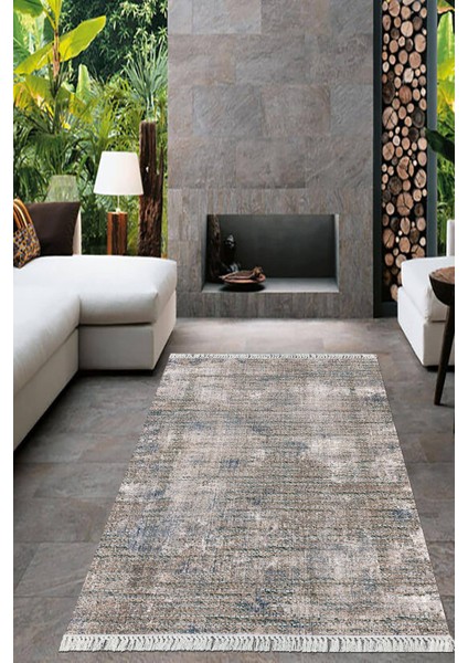 Dijital Baskılı Kaymaz Taban Yıkanabilir Sade Desen Salon Halısı Mutfak Halısı Yolluk VH-HT-360