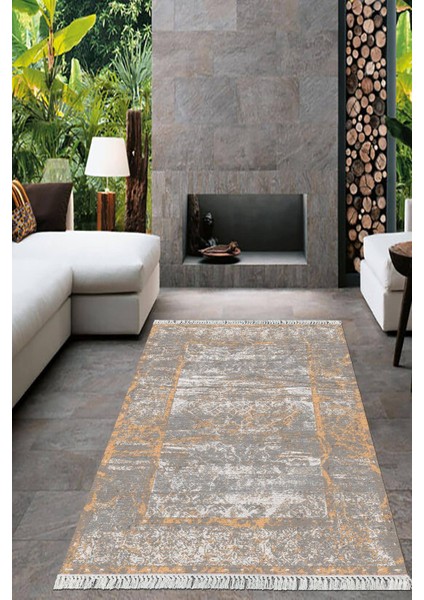 Dijital Baskılı Kaymaz Taban Yıkanabilir Modern Salon Halısı Mutfak Halısı Yolluk VH-HT-444