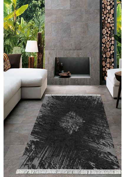 Dijital Baskılı Kaymaz Taban Yıkanabilir Modern Salon Halısı Mutfak Halısı Yolluk VH-HT-470