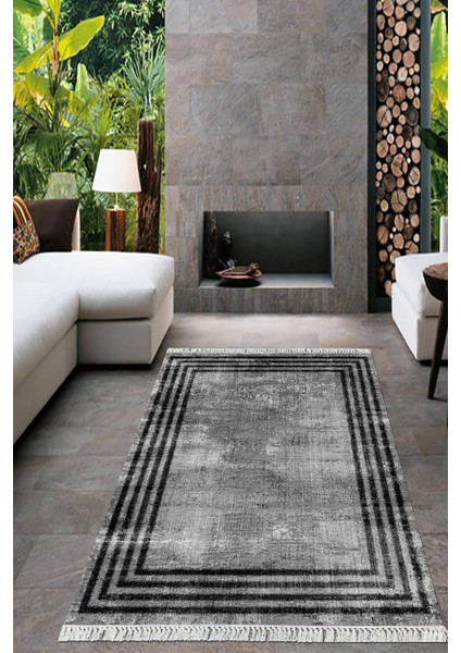Dijital Baskılı Kaymaz Taban Yıkanabilir Çerçeveli Salon Halısı Mutfak Halısı Yolluk VH-HT-486