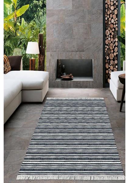 Dijital Baskılı Kaymaz Taban Yıkanabilir Modern Salon Halısı Mutfak Halısı Yolluk VH-HT-483
