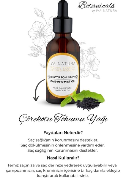 Çörek Otu Tohumu Yağı 50 ml