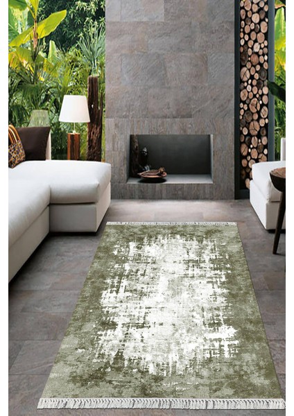 Dijital Baskılı Kaymaz Taban Yıkanabilir Modern Salon Halısı Mutfak Halısı Yolluk VH-HT-497