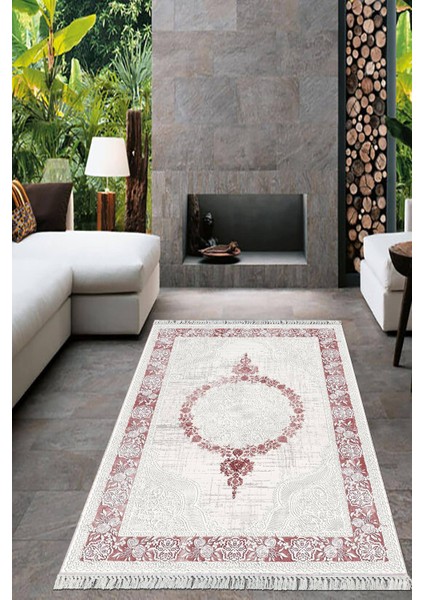 Dijital Baskılı Kaymaz Taban Yıkanabilir Çerçeveli Salon Halısı Mutfak Halısı Yolluk VH-HT-505