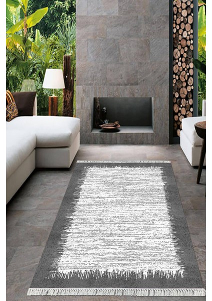 Dijital Baskılı Kaymaz Taban Yıkanabilir Sade Desen Salon Halısı Mutfak Halısı Yolluk VH-HT-512