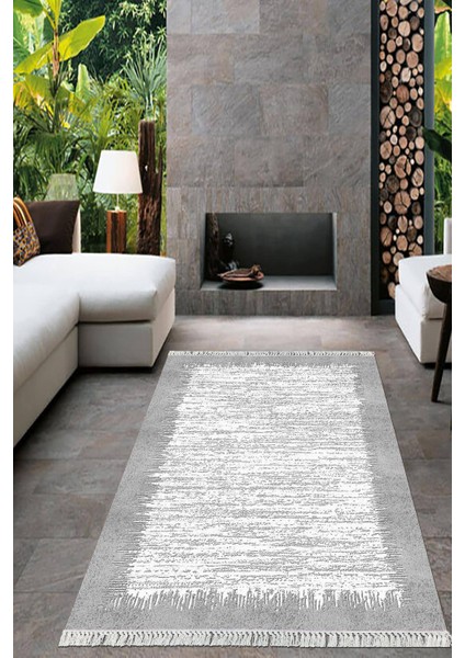 Dijital Baskılı Kaymaz Taban Yıkanabilir Sade Desen Salon Halısı Mutfak Halısı Yolluk VH-HT-508