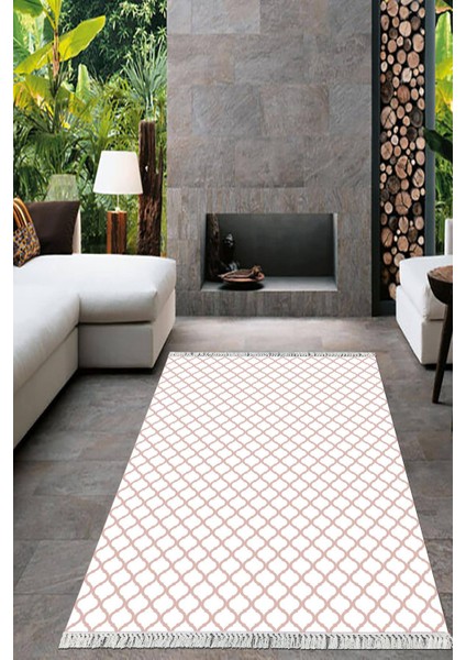 Dijital Baskılı Kaymaz Taban Yıkanabilir Sade Desen Salon Halısı Mutfak Halısı Yolluk VH-HT-519