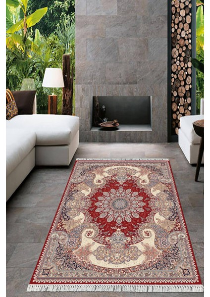 Dijital Baskılı Kaymaz Taban Yıkanabilir Modern Salon Halısı Mutfak Halısı Yolluk VH-HT-591