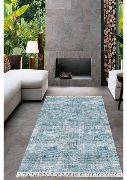 Dijital Baskılı Kaymaz Taban Yıkanabilir Sade Desen Salon Halısı Mutfak Halısı Yolluk VH-HT-566