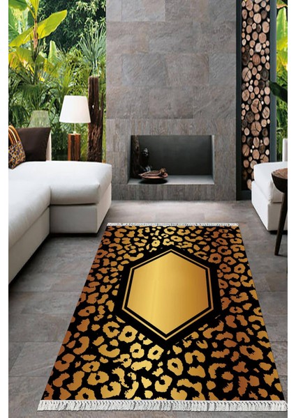 Dijital Baskılı Kaymaz Taban Yıkanabilir Modern Salon Halısı Mutfak Halısı Yolluk VH-HT-860