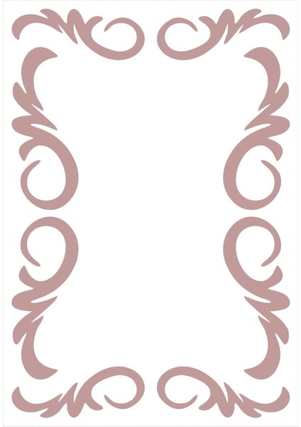 Dijital Baskılı Kaymaz Taban Yıkanabilir Çerçeveli Salon Halısı Mutfak Halısı Yolluk VH-HT-871