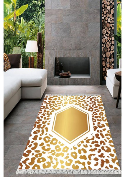 Dijital Baskılı Kaymaz Taban Yıkanabilir Modern Salon Halısı Mutfak Halısı Yolluk VH-HT-858