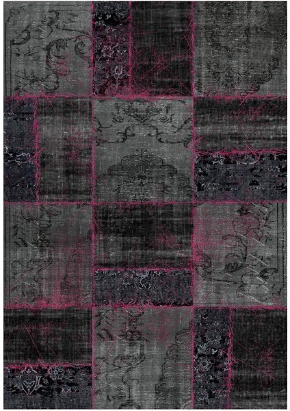 Dijital Baskılı Kaymaz Taban Yıkanabilir Modern Salon Halısı Mutfak Halısı Yolluk VH-HT-921