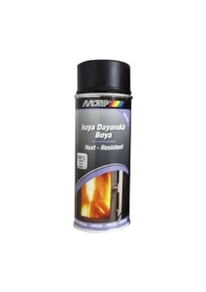 Isıya Dayanıklı Sprey Boya Siyah Mat 400 ml