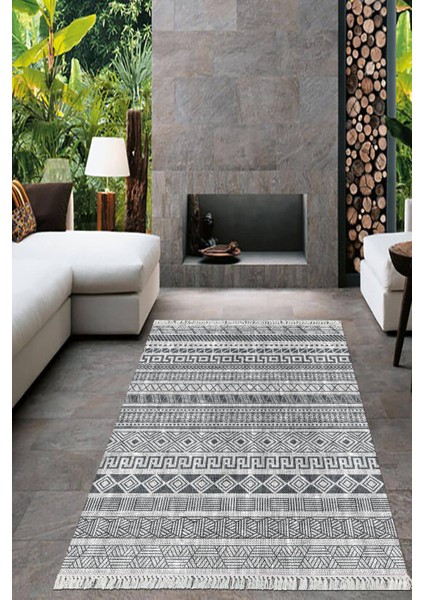 Dijital Baskılı Kaymaz Taban Yıkanabilir Modern Salon Halısı Mutfak Halısı Yolluk VH-HT-929