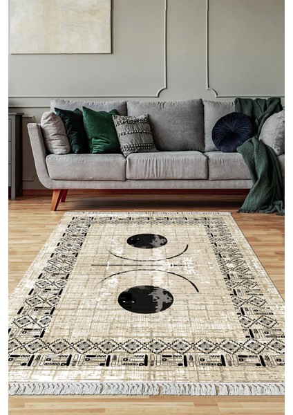 Dijital Baskılı Kaymaz Taban Yıkanabilir Salon Halısı Mutfak Halısı Yolluk VH-SD-1068