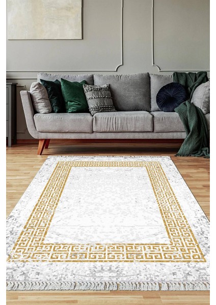 Dijital Baskılı Kaymaz Taban Yıkanabilir Salon Halısı Mutfak Halısı Yolluk VH-SD-1077