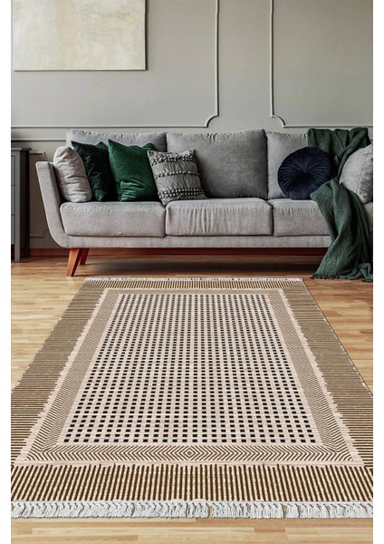 Dijital Baskılı Kaymaz Taban Yıkanabilir Salon Halısı Mutfak Halısı Yolluk VH-SD-1158