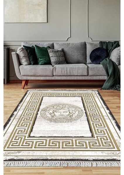 Dijital Baskılı Kaymaz Taban Yıkanabilir Salon Halısı Mutfak Halısı Yolluk VH-SD-1189