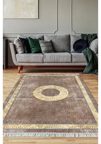 Dijital Baskılı Kaymaz Taban Yıkanabilir Salon Halısı Mutfak Halısı Yolluk VH-SD-1190