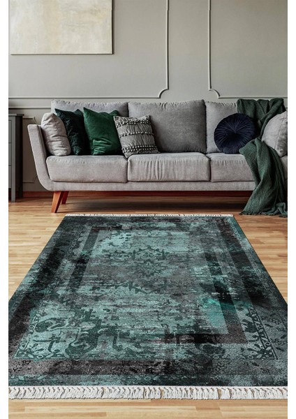 Dijital Baskılı Kaymaz Taban Yıkanabilir Salon Halısı Mutfak Halısı Yolluk VH-SD-279