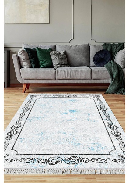 Dijital Baskılı Kaymaz Taban Yıkanabilir Salon Halısı Mutfak Halısı Yolluk VH-SD-310