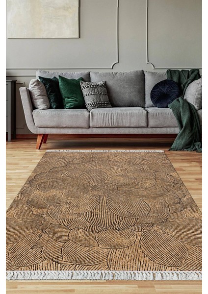 Dijital Baskılı Kaymaz Taban Yıkanabilir Salon Halısı Mutfak Halısı Yolluk VH-SD-344
