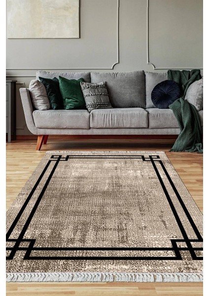 Dijital Baskılı Kaymaz Taban Yıkanabilir Salon Halısı Mutfak Halısı Yolluk VH-SD-571
