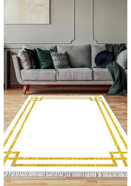 Dijital Baskılı Kaymaz Taban Yıkanabilir Salon Halısı Mutfak Halısı Yolluk VH-SD-796
