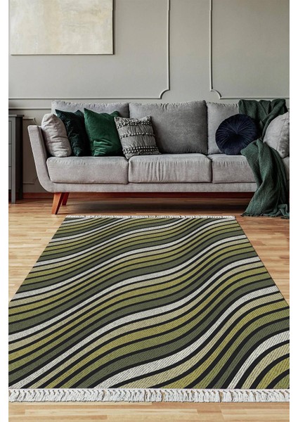 Dijital Baskılı Kaymaz Taban Yıkanabilir Salon Halısı Mutfak Halısı Yolluk VH-SD-821