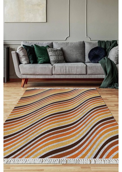 Dijital Baskılı Kaymaz Taban Yıkanabilir Salon Halısı Mutfak Halısı Yolluk VH-SD-822