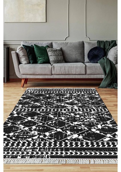 Dijital Baskılı Kaymaz Taban Yıkanabilir Salon Halısı Mutfak Halısı Yolluk VH-SD-925