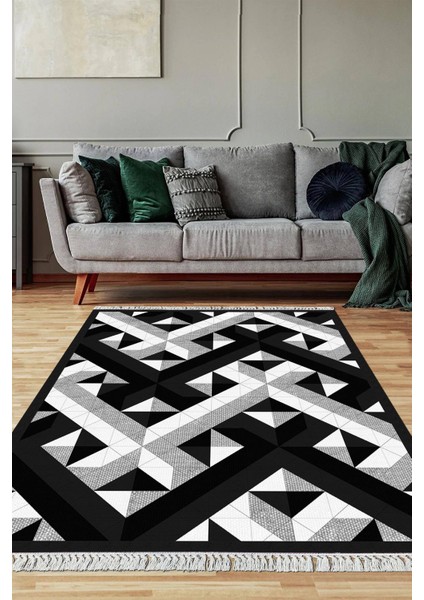 Dijital Baskılı Kaymaz Taban Yıkanabilir Salon Halısı Mutfak Halısı Yolluk VH-SD-940