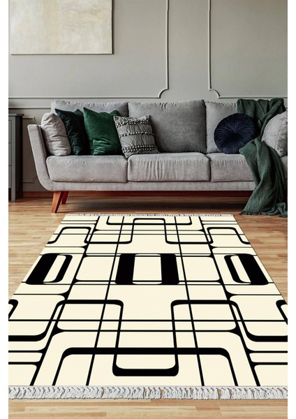 Dijital Baskılı Kaymaz Taban Yıkanabilir Salon Halısı Mutfak Halısı Yolluk VH-SD-971