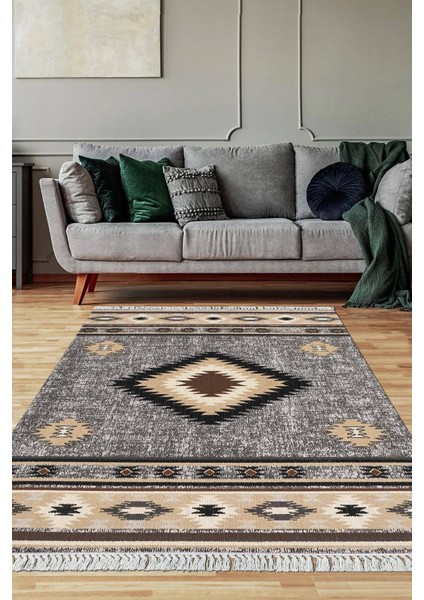 Dijital Baskılı Kaymaz Taban Yıkanabilir Salon Halısı Mutfak Halısı Yolluk Vh-Sm-29