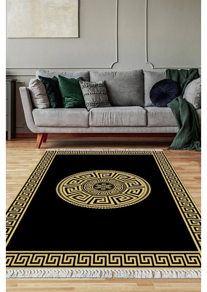 Dijital Baskılı Kaymaz Taban Yıkanabilir Salon Halısı Mutfak Halısı Yolluk Vh-Sm-53