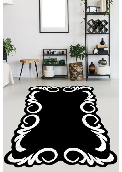 Kaymaz Taban Yıkanabilir Lazer Kesim Salon Halısı Mutfak Halısı Yolluk VHL-HT-1026