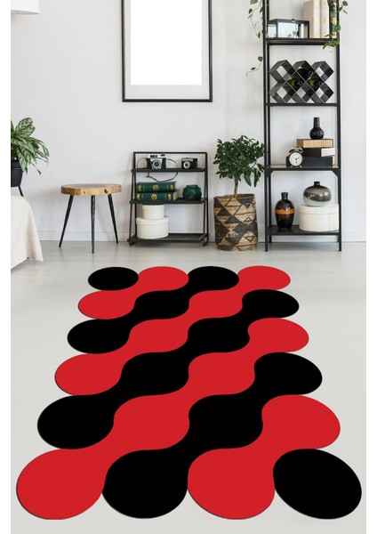 Kaymaz Taban Yıkanabilir Lazer Kesim Salon Halısı Mutfak Halısı Yolluk VHL-HT-884