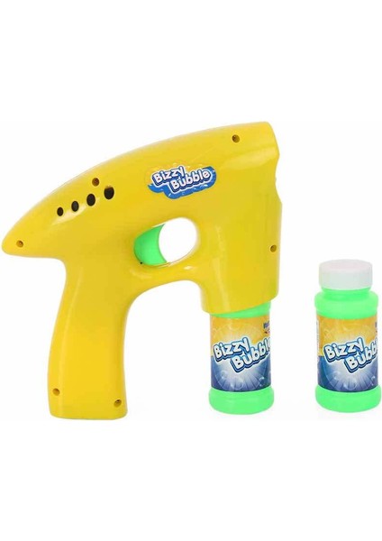 Bizzy Bubble Işıklı Köpük Baloncuk Tabancası - Sarı