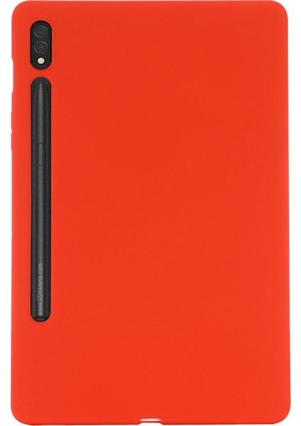 Galaxy Tab S8 İçin Tablet Kılıfı - Kırmızı (Yurt Dışından)