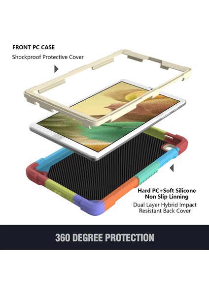 Galaxy Tab A İçin Tablet Kılıfı - Çok Renkli (Yurt Dışından) fiyatları