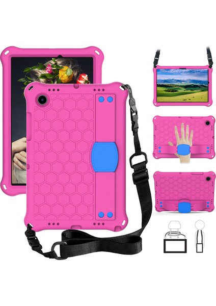 Galaxy Tab A İçin Tablet Kılıfı - Pembe - Mavi (Yurt Dışından)