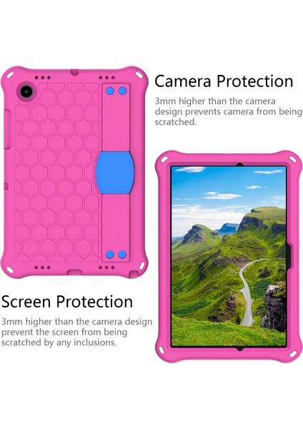 Galaxy Tab A İçin Tablet Kılıfı - Pembe - Mavi (Yurt Dışından) fiyatları