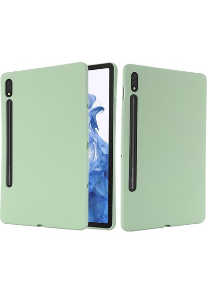 Galaxy Tab S8 İçin Tablet Kılıfı - Yeşil (Yurt Dışından)