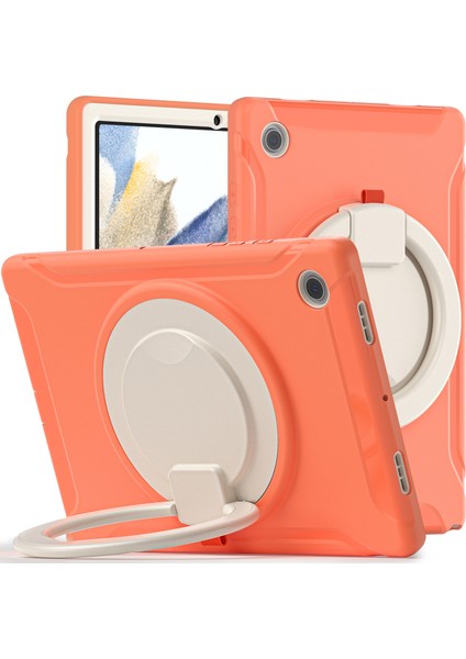 Galaxy Tab A İçin Tablet Kılıfı - Turuncu - Beyaz (Yurt Dışından) fiyatları