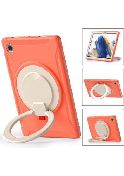 Galaxy Tab A İçin Tablet Kılıfı - Turuncu - Beyaz (Yurt Dışından) fırsatları