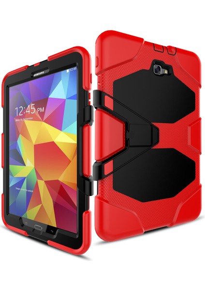 Galaxy Tab A İçin Tablet Kılıfı - Kırmızı (Yurt Dışından)