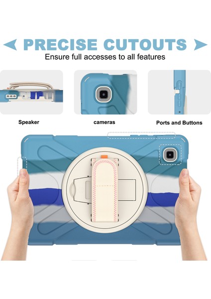 Galaxy Tab A İçin Tablet Kılıfı - Çok Renkli (Yurt Dışından) indirimleri